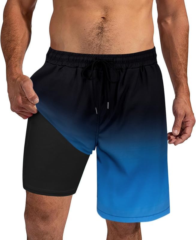 Swim Trunks with Compression Liner