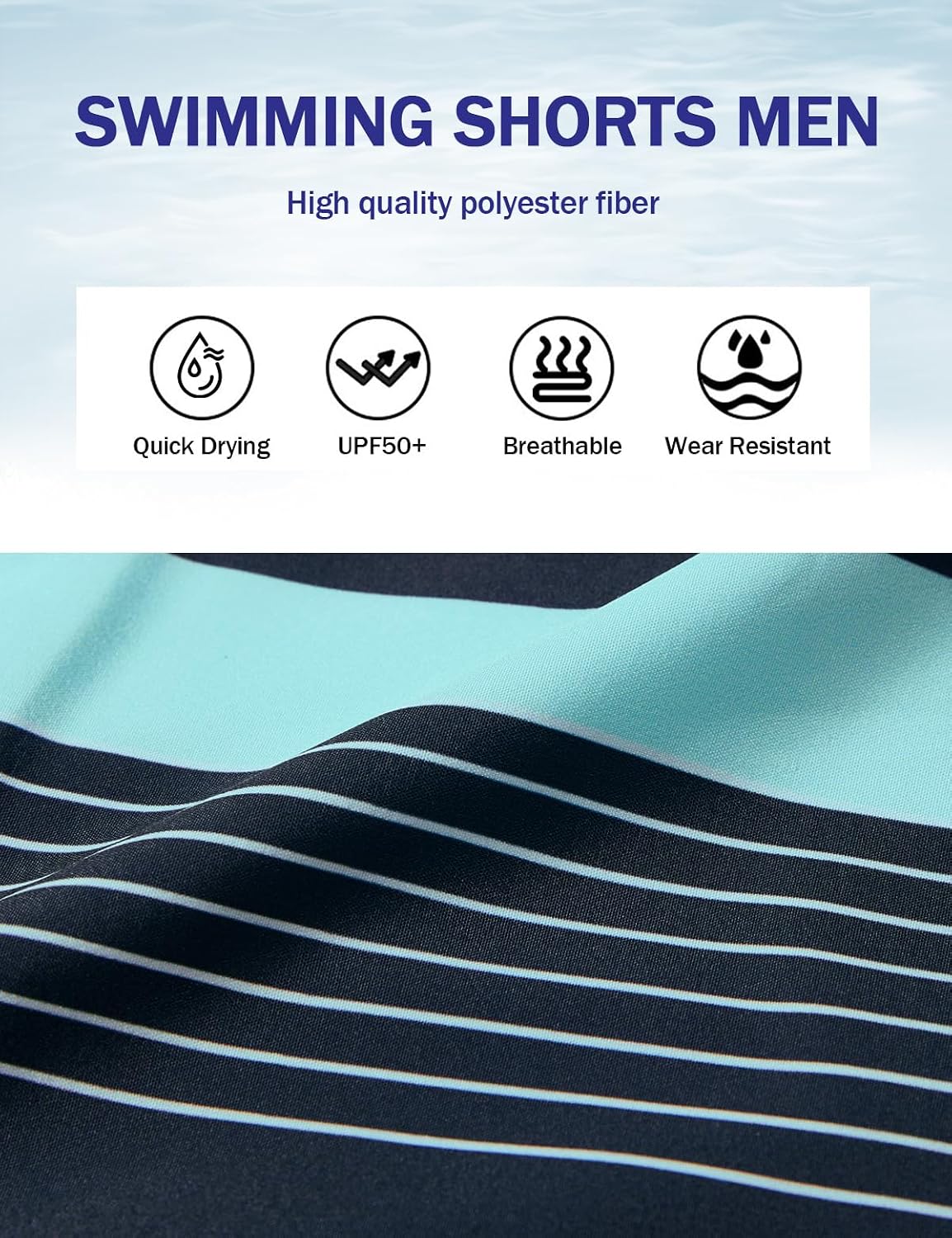 Men's 3D Print Swim Shorts - Image 6