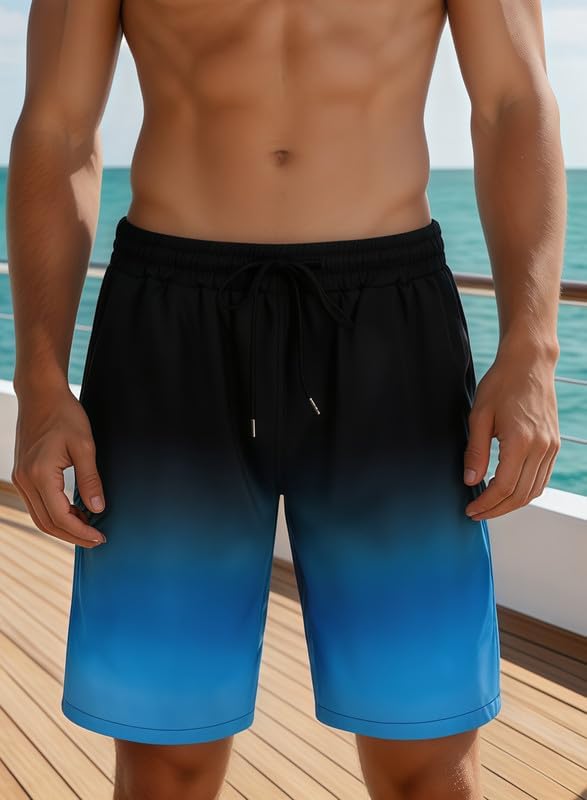 Swim Trunks with Compression Liner - Image 2