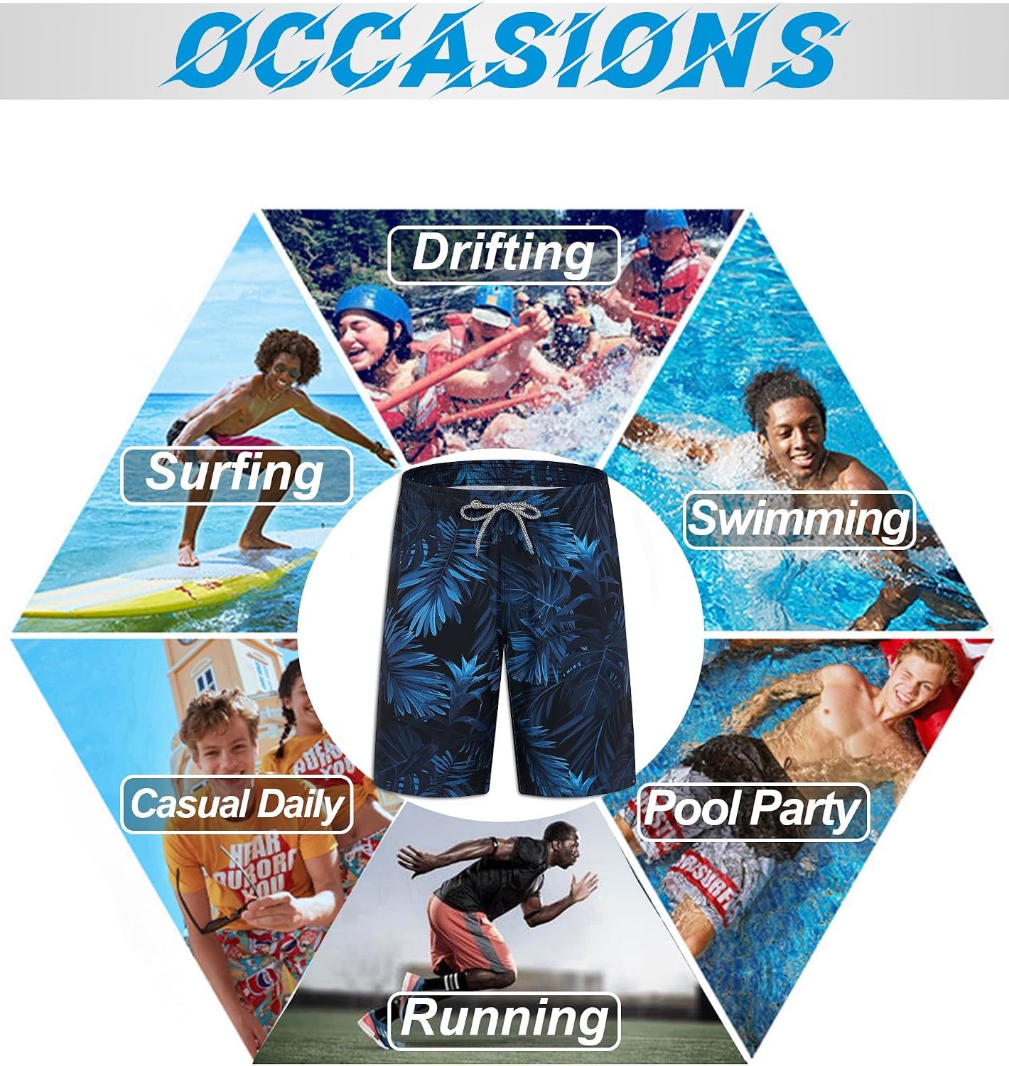 Men's Quick-Dry Swim Shorts - Image 6