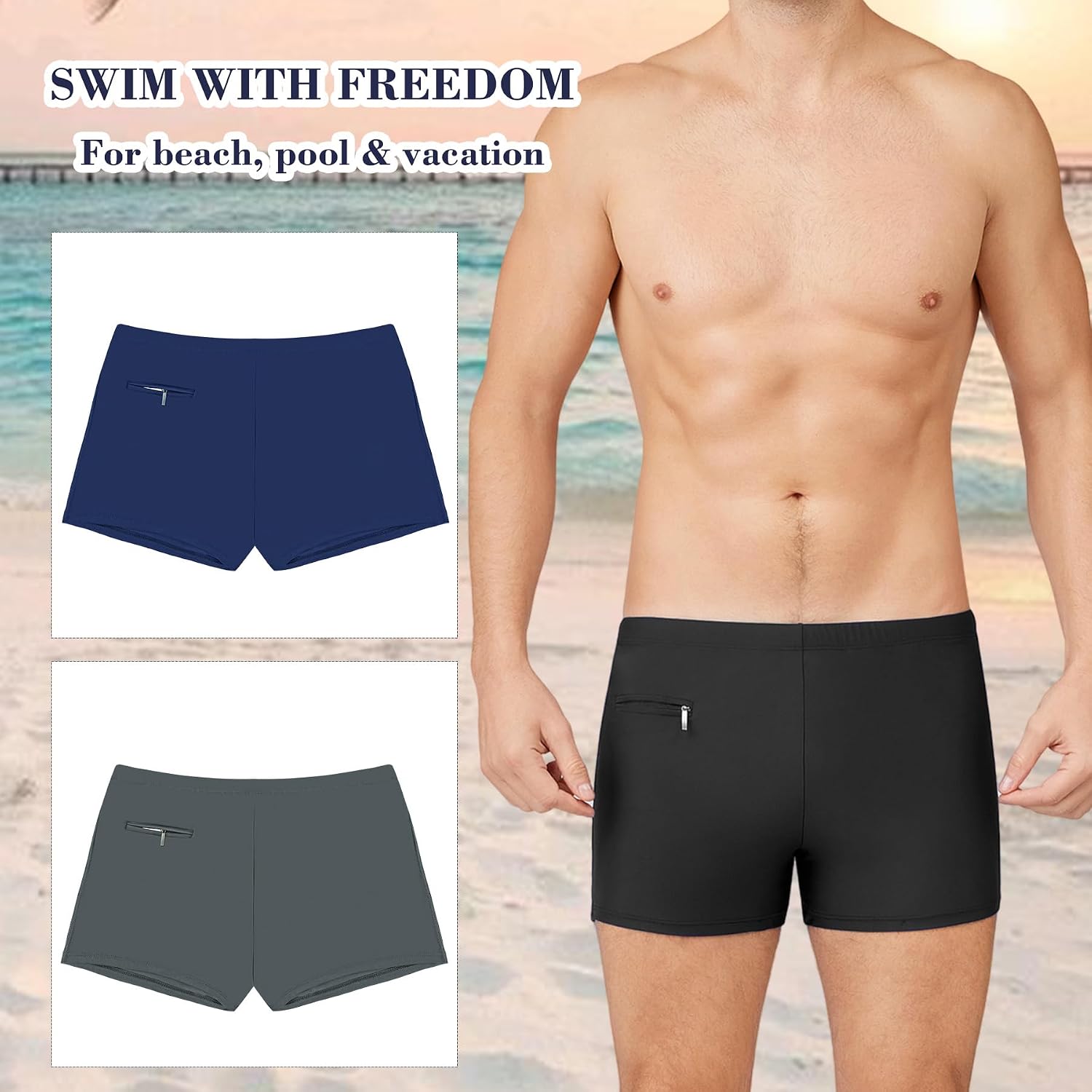 Quick Dry Swim Trunks - Image 5