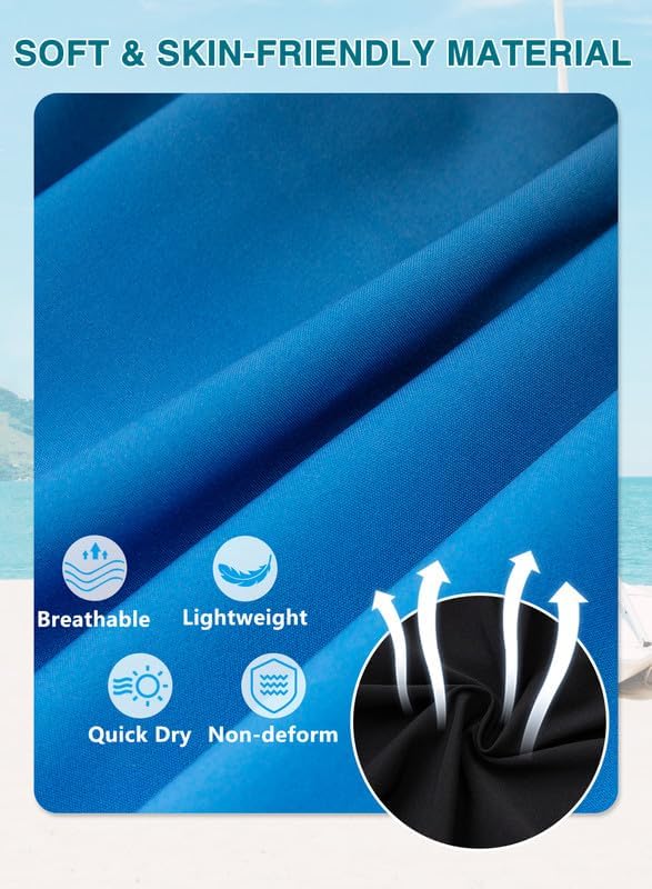 Swim Trunks with Compression Liner - Image 5